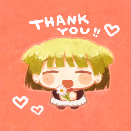 Chizu-chan " Thank you!! "
