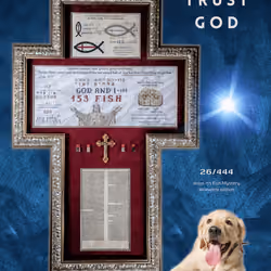-Jesus T4 #26/444 Dog Blue Light