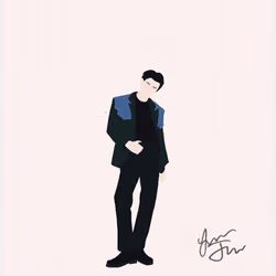 Yeonjun (연준) with signature 