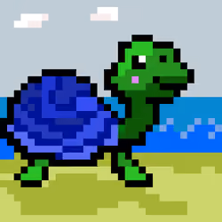 #004 Blue Turtle