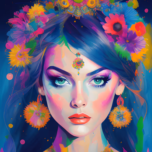 Paint of Goddess of Nature