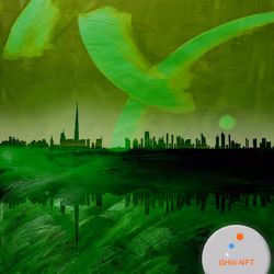 the heARTbeat of Dubai - green reflections