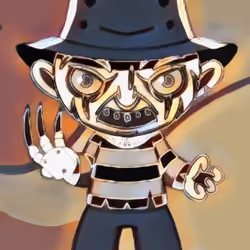 Black and White Freddy 