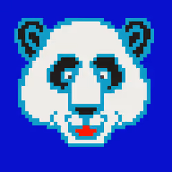 Panda blue