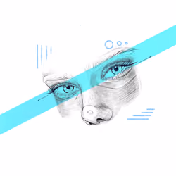 Geometry Eyes Blue #2
