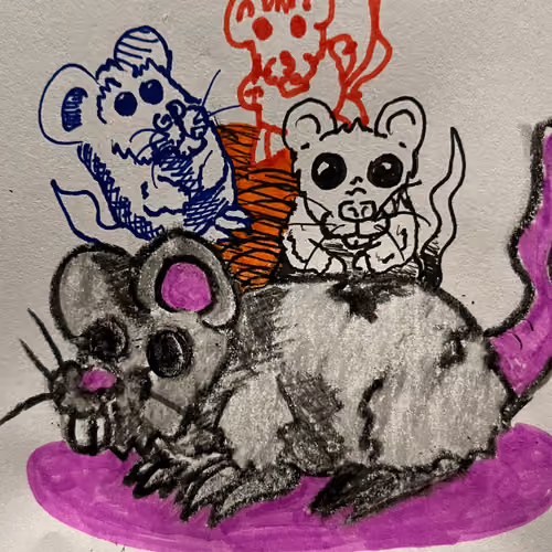 Nephews Art Supplies Rat