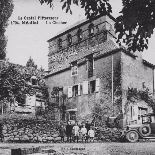 Méallet, le clocher, 1929