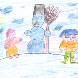 Playing in the Snow - R1121