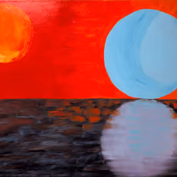 The red sky
