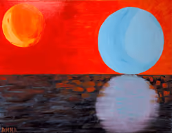 The red sky