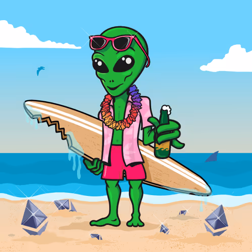 Crypto Alien Man • Beach Boy
