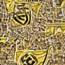 Borussia Dortmund AI Abstract Edition #1 of 1