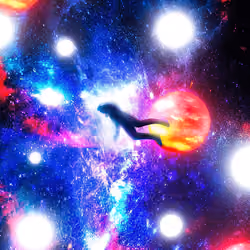 Into endless space