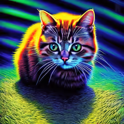 Glowing Kitten