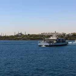 Car ferry in the Bosphorus ISTANBUL