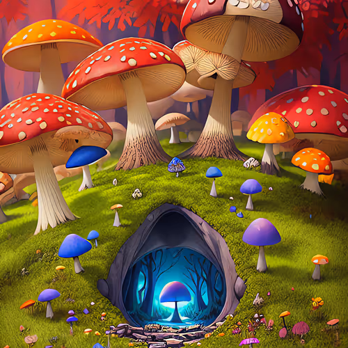 Mandelbrot Mushroom Kingdom: Into the Earth