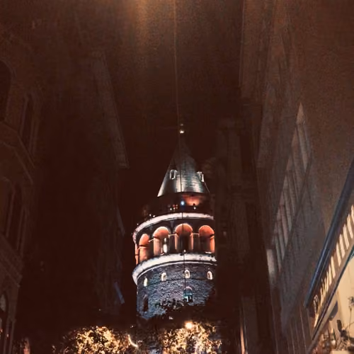 Secret Tower in Street - Istanbul