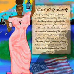 Black Lady Liberty #689