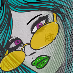 "Miss Shadesburg ☣‎" [rewD-Oil Paint ***Limited Collector's Edition***] #08/10