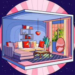 Modern Living Room 
