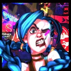 JINX (Powder) Custom 3D Digital Artwork ARCANE Netflix Series 1 of 1
