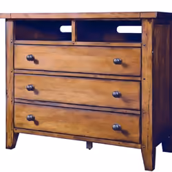 here's a dresser for things from the floor or what