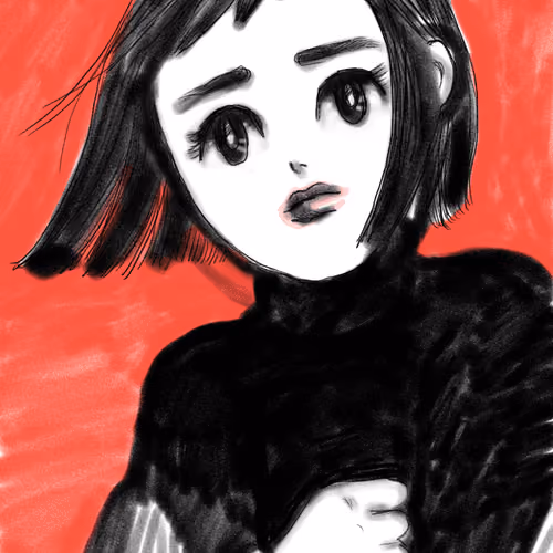不安なおんなのこ #001