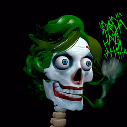 3D Bone Head Club Joker