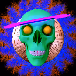 Voodoo Skull #003