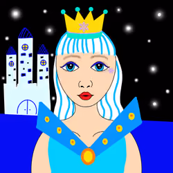 Snow Magic Fairy Girl