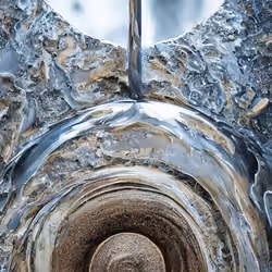 AI reimaining of Holon Sculpture Garden