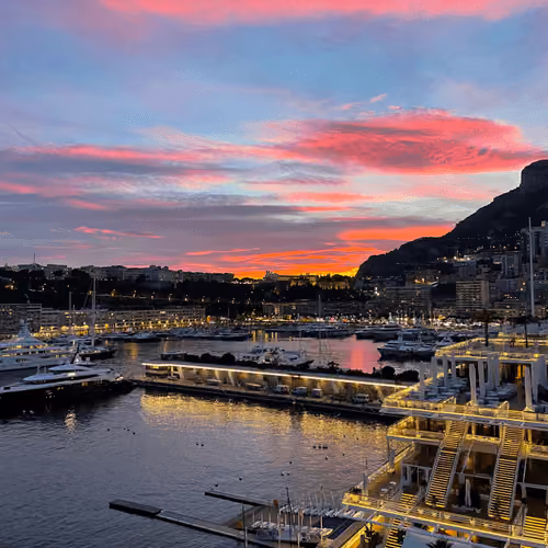 Monaco Red Sunset