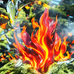AI reimaining of Hibiscus rosa-sinensis