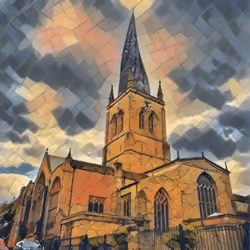 Mosaic Church of St Mary and All Saints, Chesterfield, UK