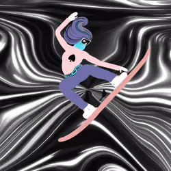 Big Air Lavender Hair Halfpipe Ace