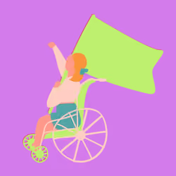 girl with wheelchair