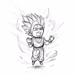 Gohan SSJ2 - Chibi'Z Sketch