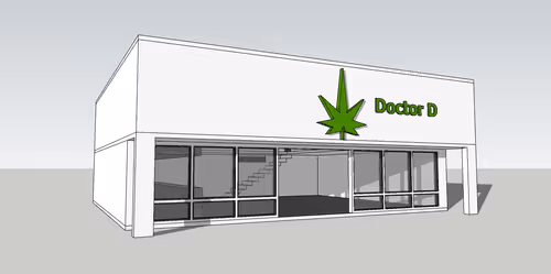 3D Smoke Shop for Decentraland