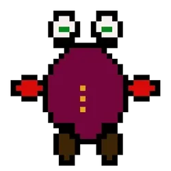 Blinking Grap Pixel NFT Art