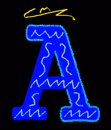 Noobiffiti Alphabet 'A'