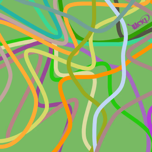 HACKD colorful pipes, n3