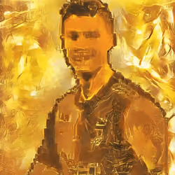 Cristiano Ronaldo # CR7 Gold 