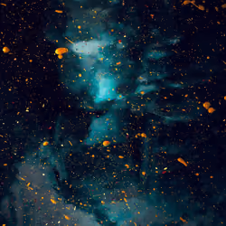 A face comes from the void