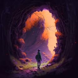 Purple Moss Cave