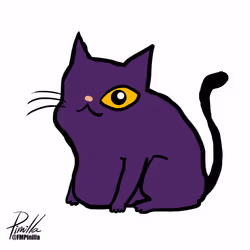 Cat purple 7