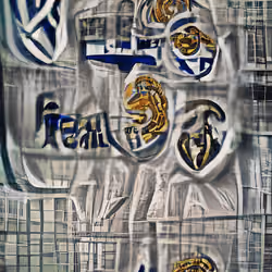Real Madrid CF AI Abstract Edition #1 of 1