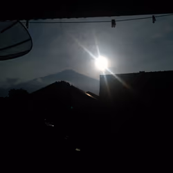 NFT mountain and sun