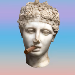 Athlete with Cigar #09