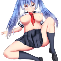 Sailor suit schoolgirl