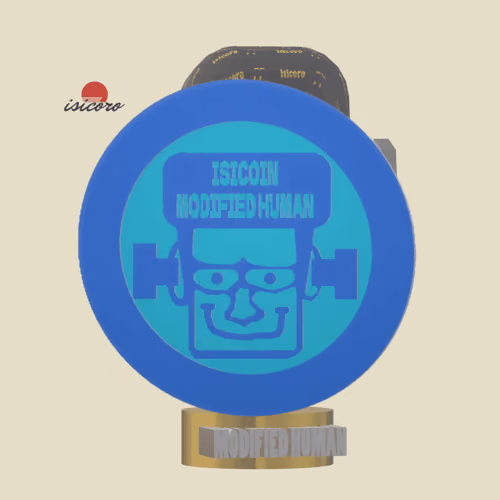 MODIFIED HUMAN ISICOIN #BLUE